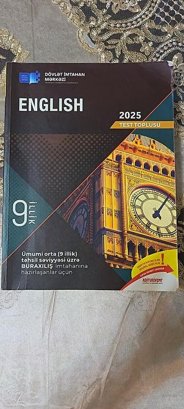 ingilis dili test 6 ci sinif: “English – 2025 Test Toplusu” (DİM) Ümumi orta təhsil (9 illik) 9 — 1