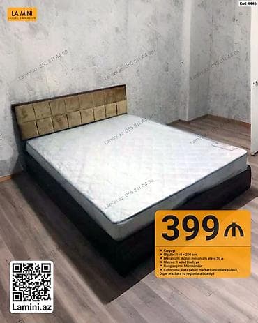 Çarpayılar: LA MINI çarpayı - Ölçü: 160 × 200 sm - Mexanizm: Açılan mexanizm — 1