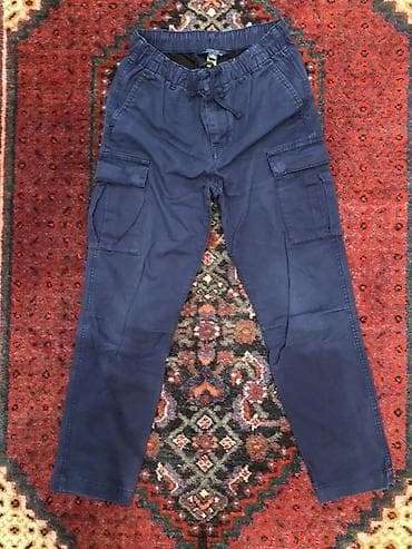 kambat şalvar: Polo Ralph Lauren uşaq şalvarı - Model: Cargo şalvar - Rəng: Tünd göy — 1