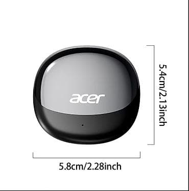 redmi buds 6 active: Yeni Simsiz (Bluetooth) Qulaqcıqlar, Acer, rəng - Qara — 4