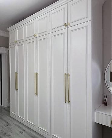 yataq kisesi: 6 qapı, Ağ, Digər material, Açılan, Düz dolab — 4