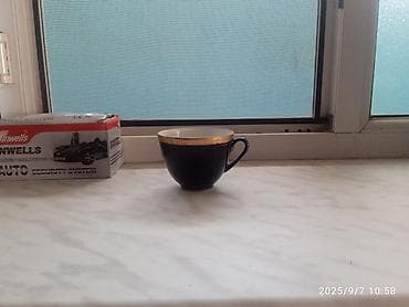 cay: Çay dəsti, rəng - Mavi, Farfor, 12 nəfərlik, SSRİ — 3