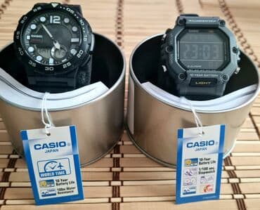 qaş üçün gel: Yeni, Qol saatı, Casio, rəng - Qara — 7