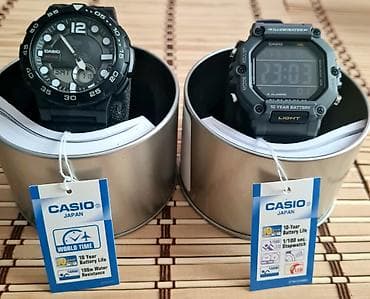 fosforlu saat: Yeni, Qol saatı, Casio, rəng - Qara — 7