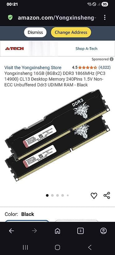 noutbuk masasi: Məhsul: Yongxinsheng DDR3 UDIMM RAM (Desktop üçün) - Yaddaş tutumu — 1