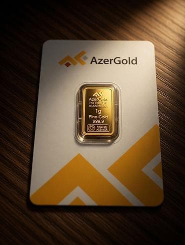 dini hediyyeler: AzerGold qızıl külçəsi - Brend: AzerGold (The Republic of Azerbaijan) — 1