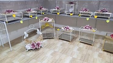 gundelik maşınlar: Şirniyyat vitrin qutuları və hədiyyə səbətləri üçün dekorativ set - — 7