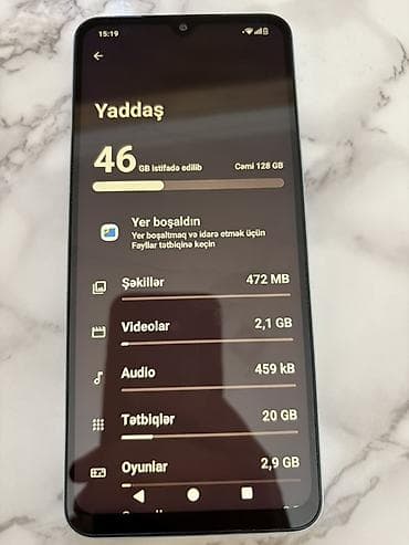 səs: Redmi A5, 128 GB, rəng - Mavi, Barmaq izi, Düyməli, Face ID — 5