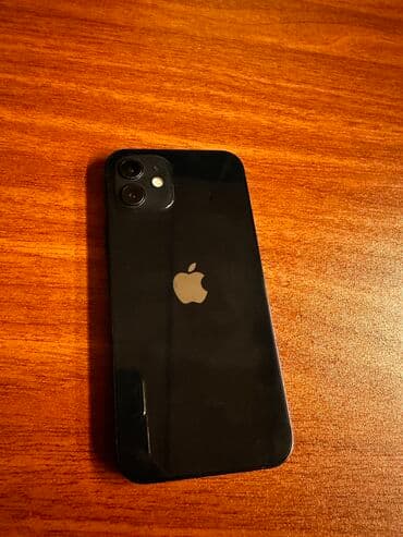 iphone qiymetleri: IPhone 12, 64 GB, Qara, Simsiz şarj, Face ID — 4