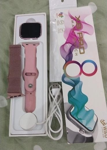 iphone 14 pro max islenmis: Yeni, Smart saat, Apple, Sensor ekran, rəng - Çəhrayı — 1