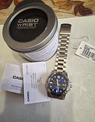 telefon saatlar: Yeni, Qol saatı, Casio, rəng - Mavi — 3
