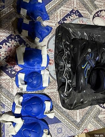 Uşaq üçün inline konki dəsti Məhsulun tərkibi: - Tənzimlənən ölçülü