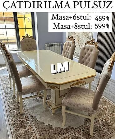 Möhtəşəm TACMARAL masa dəsti👑 Yüksək keyfiyyətlə Qiymət : Masa — 1