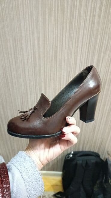 высокие мужские мокасины: Qadın ayaqqabısı – Love Crazy brendi - Rəng: tünd qəhvəyi - Model — 3