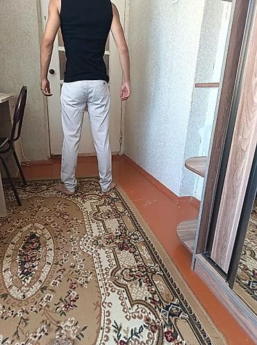 Брюки: Kişi şalvarı – klassik düz kəsim - Rənglər: açıq boz və açıq krem — 4