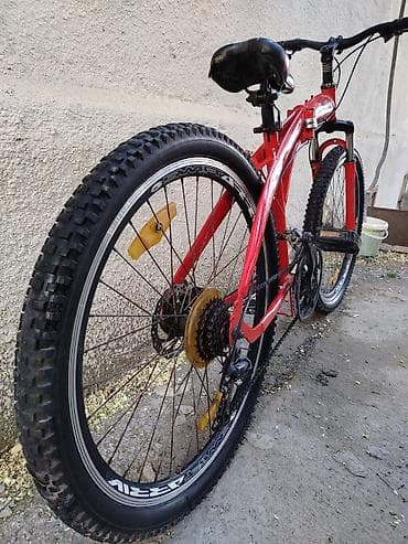 velesiped: Dağ velosipedi – 26” - Rəng: qırmızı Sürülür hal hazırda Ünvan 4 mkr — 4