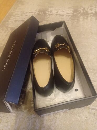 Makasin və loferlər: Ölçü: 36, rəng - Qara, Yeni — 5