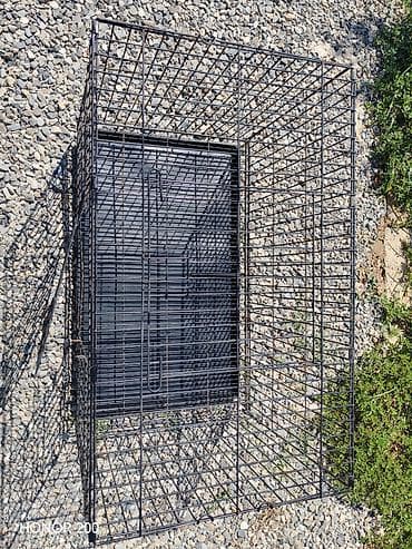 Зоотовары: Metall qəfəs – it və ya digər ev heyvanları üçün - Material: möhkəm — 3