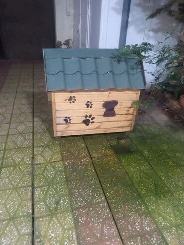 it ucun evlər: Taxta it evi - Material: keyfiyyətli taxta karkas — 2