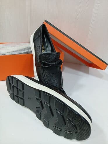 rezin botlar: Qadın loaferi – D’Beautiful ölçü 36_37_38_39_40 - Rəng: qara üst, ağ — 4