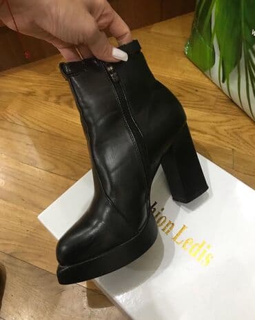 qiz ucun botlar: Ölçü: 38.5, rəng - Qara, İşlənmiş — 1