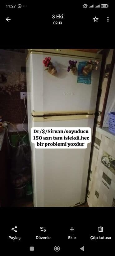 kondisioner satisi islenmis: 2 двери Nord Холодильник Продажа, цвет - Белый — 1