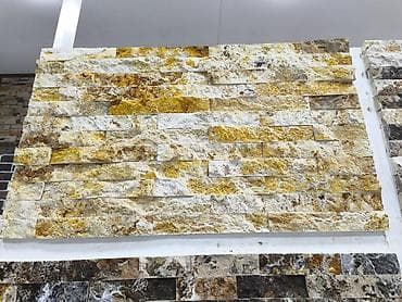 tebii guller: Təbii daş dekorativ üzlük panelləri - Material: Təbii daş (kəsilmiş — 1