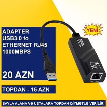 mini notebook: USB Adapterlər SAYLA ALANA VƏ USTALARA TOPDAN QİYMƏTLƏ VERİLİR! — 9
