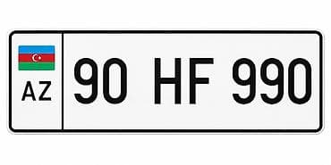 Транспорт: ✨ 90 HF 990 — Premium dövlət qeydiyyat nişanı satılır. Yaddaqalan — 1