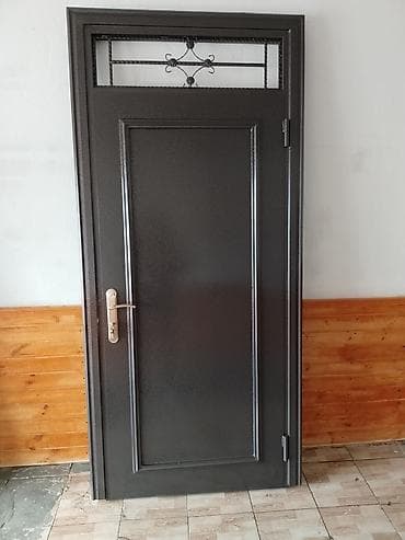 mermer boya: Metal qapılar – fərdi hazırlanma - Material: qalın metal/profil — 2