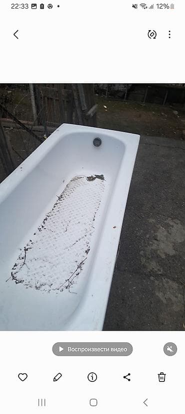 hamam tuşlari: Məhsul: Vanna (klassik düzbucaqlı model) - Material: Emaye örtüklü — 1