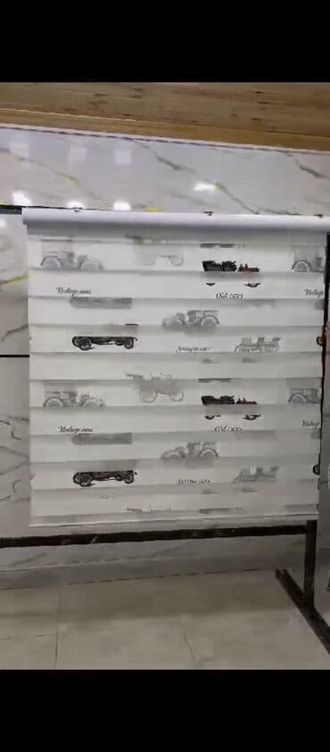 Pərdə və tüllər: Fərqli naxışlarda təqdim olunan zebra pərdələr evinizə və ya ofisinizə — 3