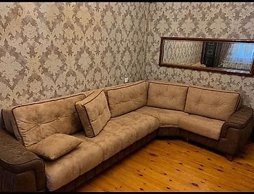 Mebel: Künc divan, İşlənmiş, Açılan, Bazalı — 1