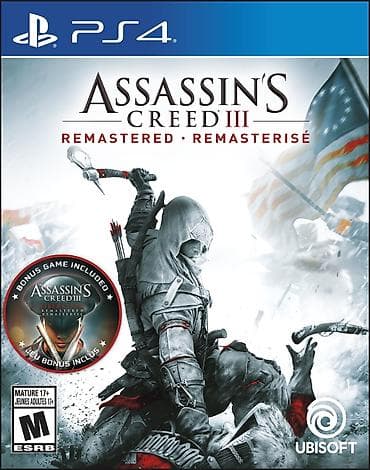 Ps4 assassin's creed 3 remastered. Tam bağlı upokovkada orginal