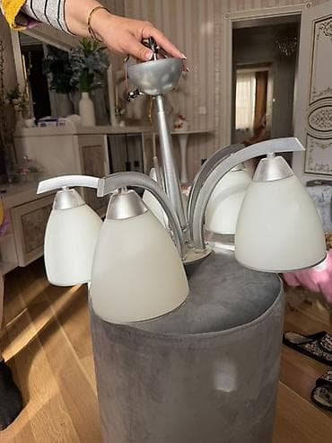 cilcirag: Çılçıraq, 5 lampa, Metal — 2