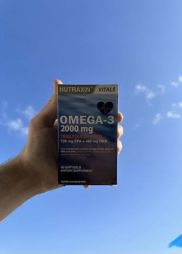 Nutraxin Vitals Omega-3 2000 mg – qida əlavəsi Yeni hologramlı