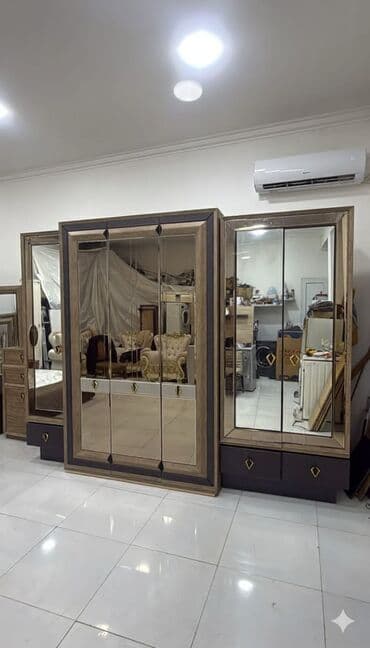 Dolablar: İkinəfərlik çarpayı, Dolab, Termo, 2 tumba, İşlənmiş — 4