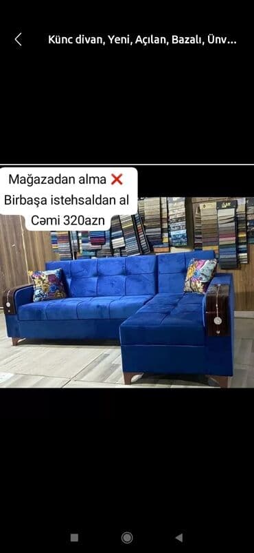 mingəçevirdə divan: Künc divan, Yeni, Açılan, Bazalı, Parça, Şəhərdaxili pulsuz çatdırılma — 27