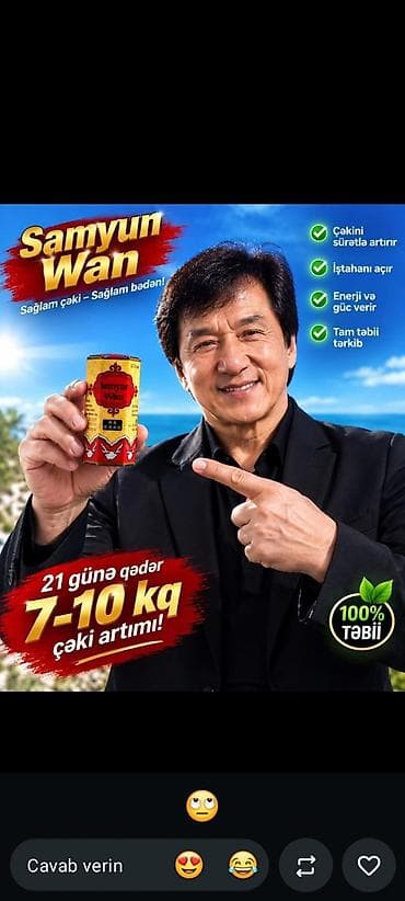 nar 1 saat: Samyun Wan – Sağlam çəki, sağlam bədən! Məhsulun xüsusiyyətləri: - — 1