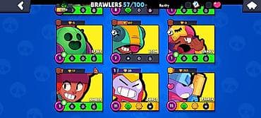 Brawl Stars oyun hesabı - Kupa: 13,158 - Profil nişanı: Green Meg — 5