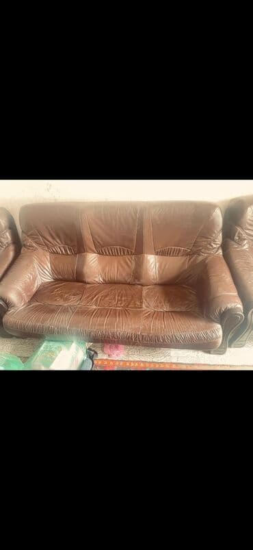 диван и 2 кресла мягкая мебель: İşlənmiş, Klassik divan, 2 kreslo, Divan — 1