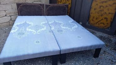 taxt uzluyu: Təzə çarpayılar. 1 nəfərlik çarpayılar 60manat. 2 nəfərlik taxt — 8