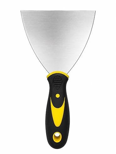 ət doğrayan mişar: Geniş bıçaqlı macun N-5 12 sm çəkmə spatulası - Material: paslanmayan — 1