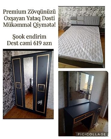 dola: ✨ *Yataq Dəsti Kampaniyası*✨ 🛏 *Tam yataq dəsti – cəmi 619 ₼* Dəstə — 1