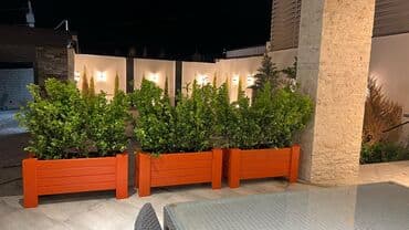 taxtadan gul qablari: Taxtadan hazırlanmış bu böyük ölçülü vazalar güllər və ya dekorativ — 3