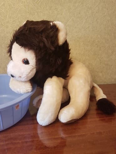 советская мягкая игрушка: ● Yumşaq ŞİR oyuncaq ● Almaniya istehsalı. ( Made in GDR ). Sovet — 9