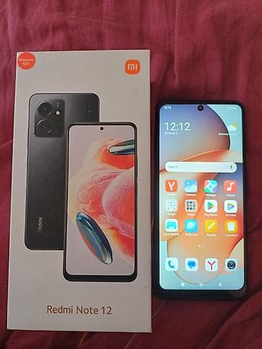 samsung tab a: Redmi Note 12, 128 GB, Sensor, Barmaq izi, İki sim kartlı — 1