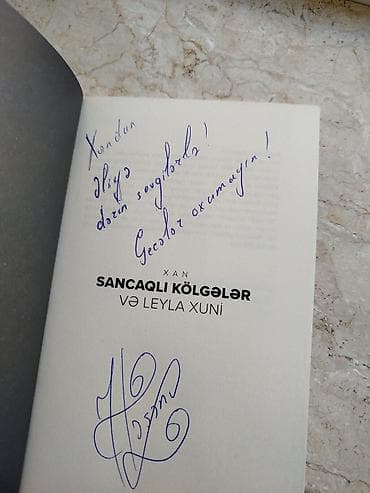 edebiyyat kitabi: İmzalı Məhsul: “Sançaqlı Kölgələr və Leyla Xuni” – Xan Janr: Mifoloji — 2