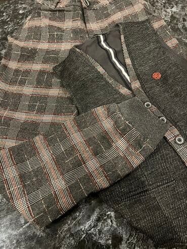 kişi ucun klassik qara kostyum: Kostyum, Demisezon, Zara, XS, rəng - Boz — 2