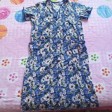 Standart ölçü don - Model: qısaqollu, V-yaxa - Rəng və dizayn: mavi